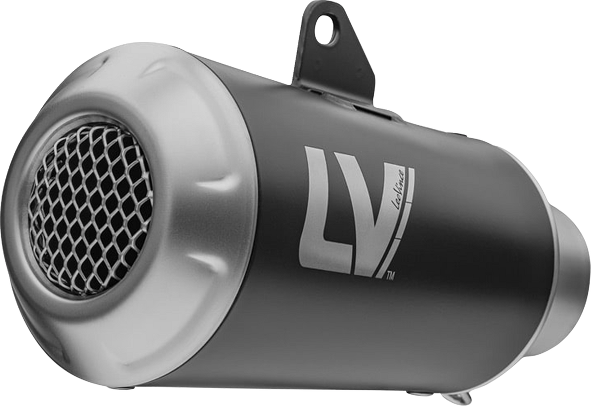 LeoVince LV-10 Slip-On Muffler - Black / Ceramic / Matte