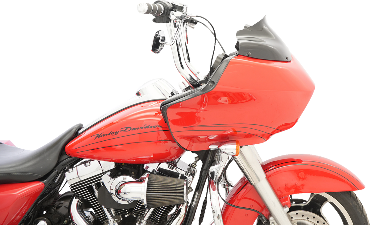 Klock Werks Sport Flare® Windshield - 8" - Black - '98-'13 FLTR
