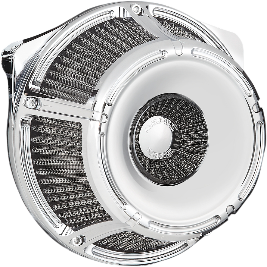 Arlen NESS Inverted Series Air Cleaner Kit - Chrome