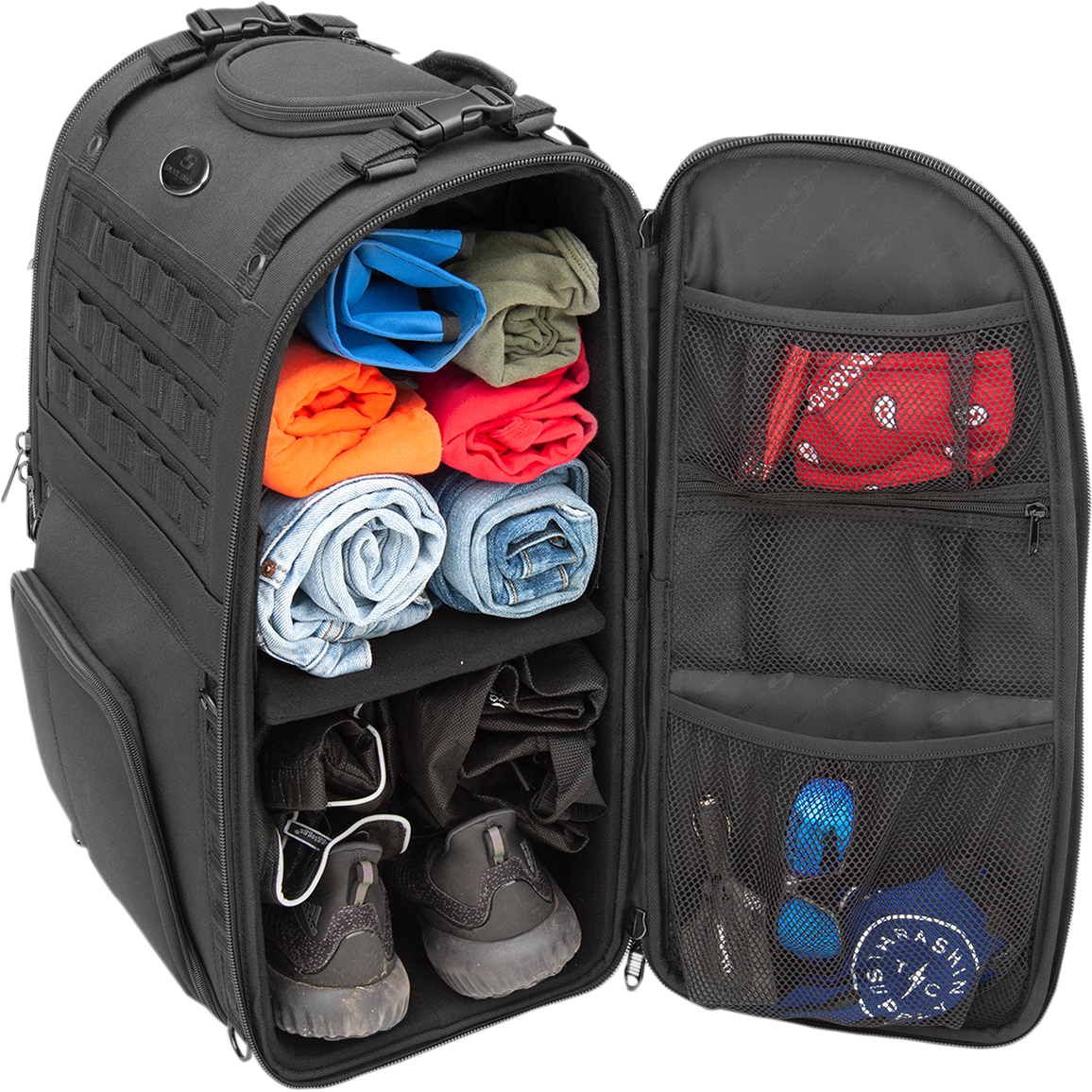 Saddlemen S3500 Tactical Sissy Bar Bag - Black