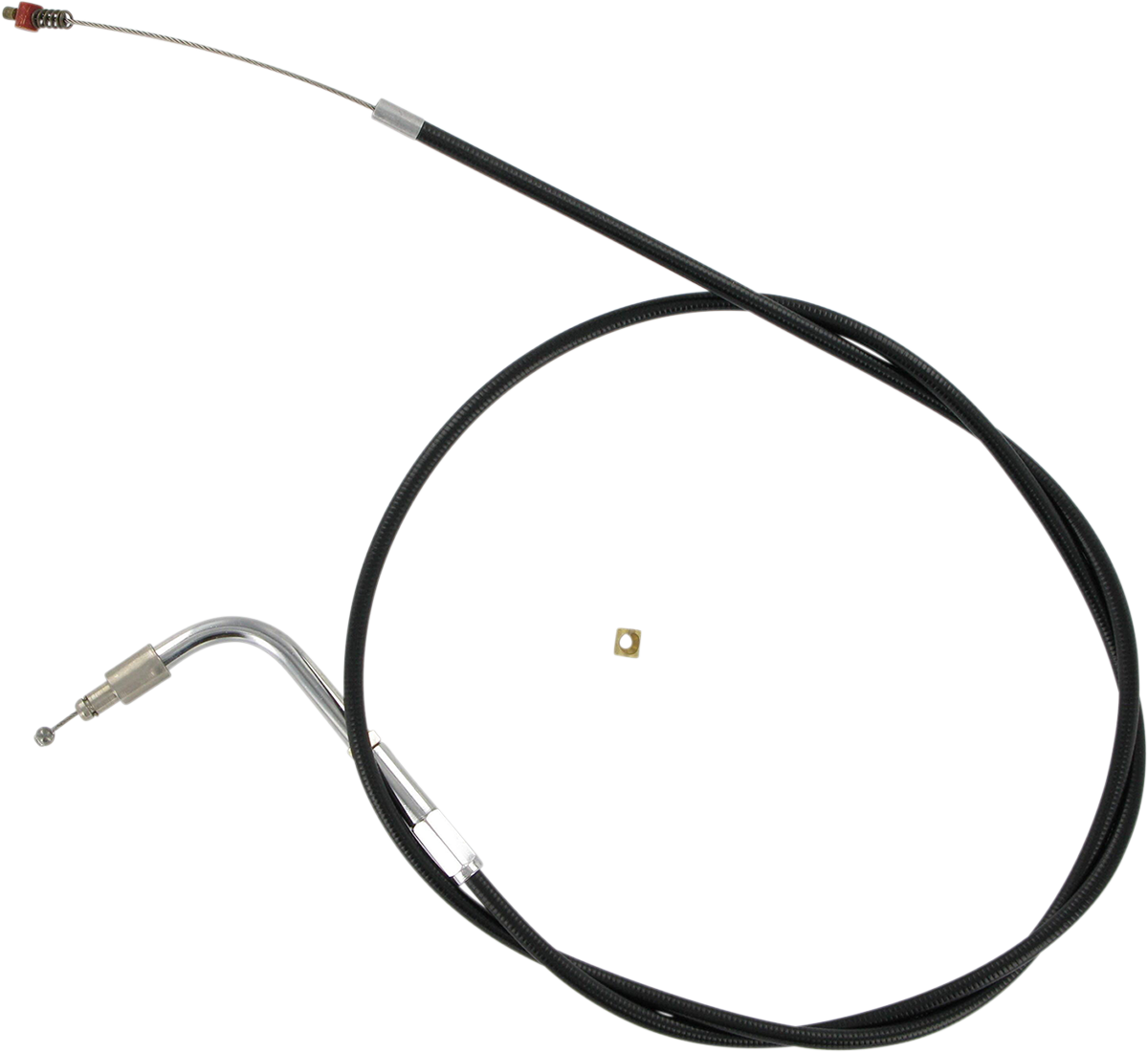 Barnett Black Vinyl Throttle Cable - +6" Size - 38" Length