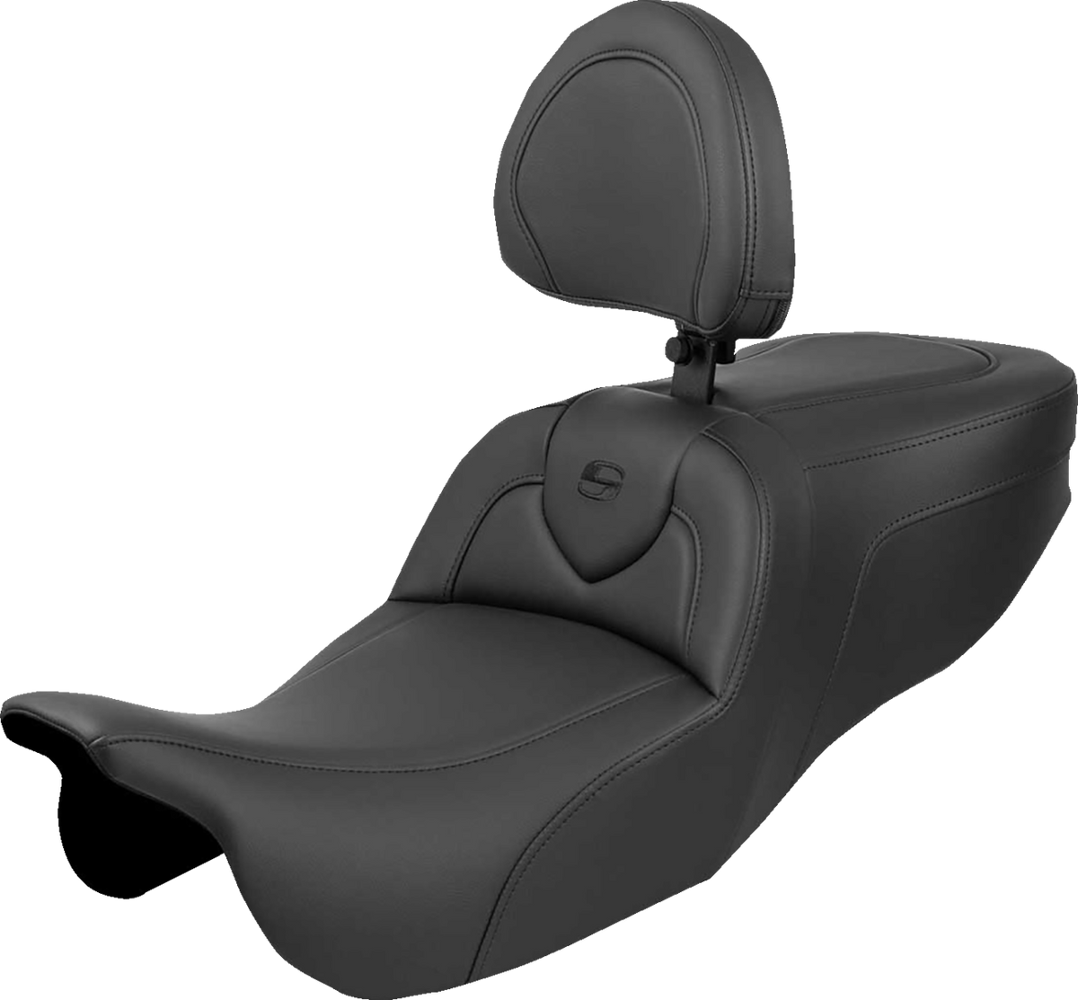 Saddlemen Roadsofa™ Seat - With Backrest - Plain - FLRT/FLTRT '15-'25
