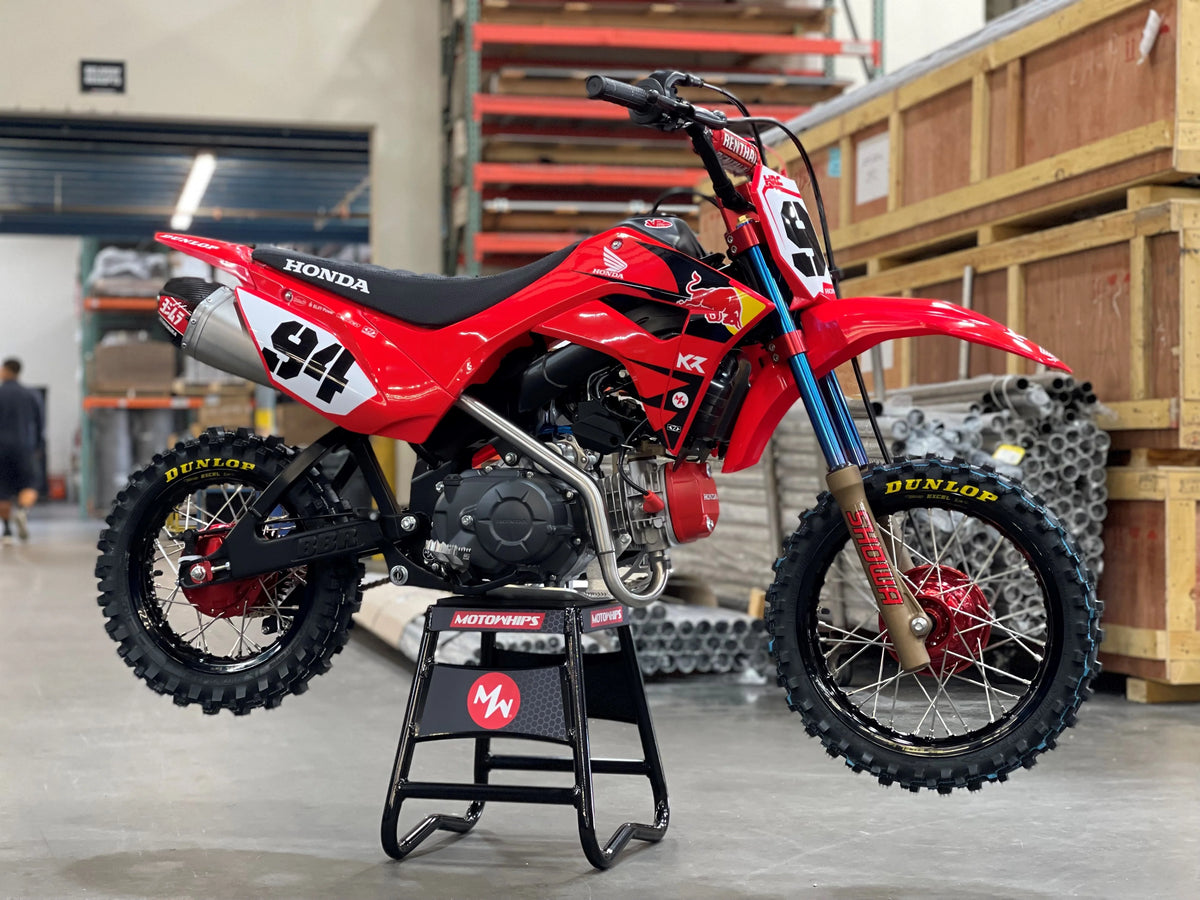 Yoshimura CRF110F 19-26 RS-9T Stainless Full Exhaust, W/ Stainless Muffler