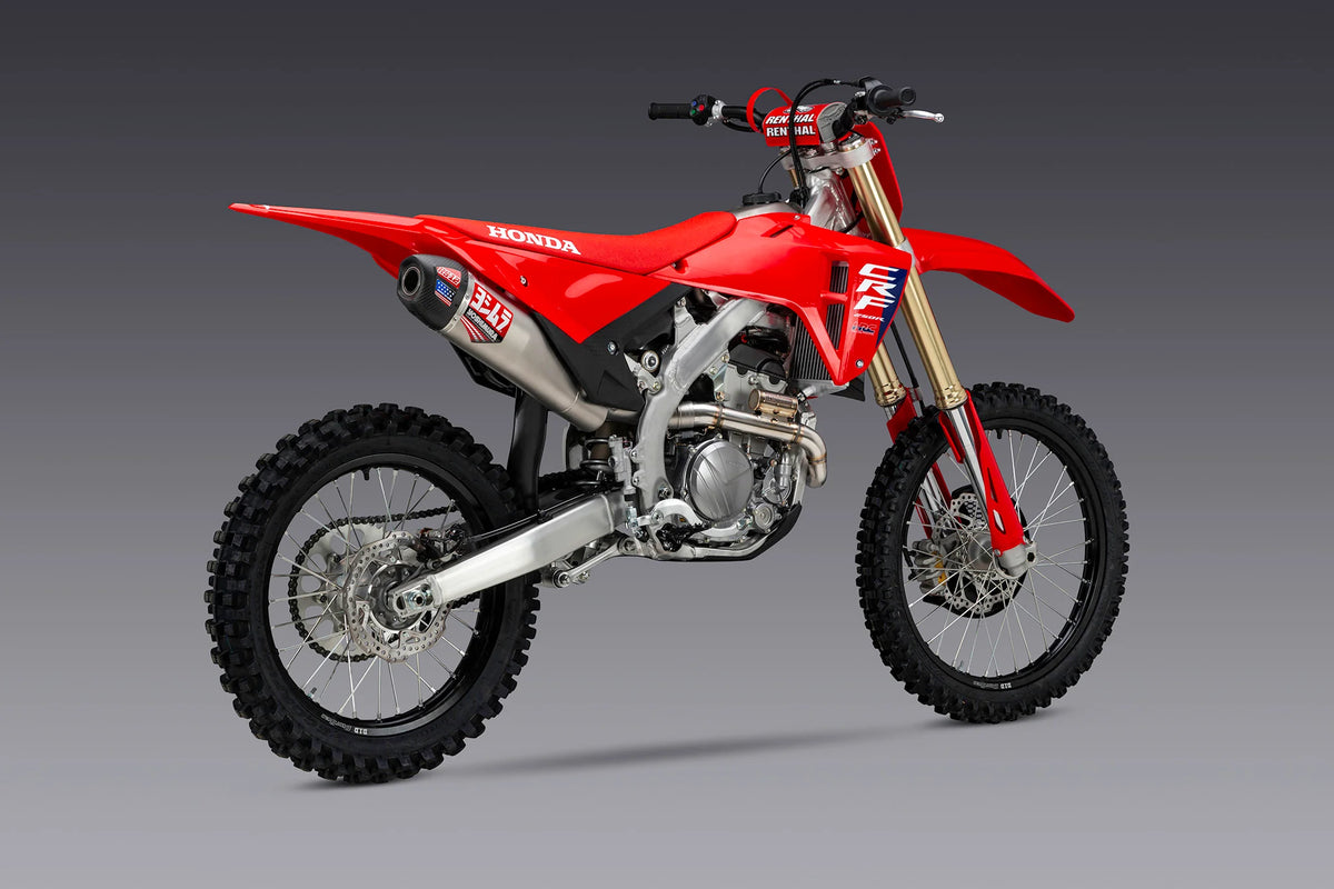 Yoshimura CRF250R/RX 25-26 RS-12 Stainless Full Exhaust, W/ Stainless Muffler