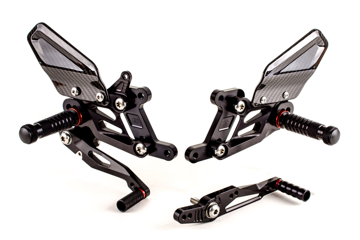 Gilles Tooling Footrest System FXR Black