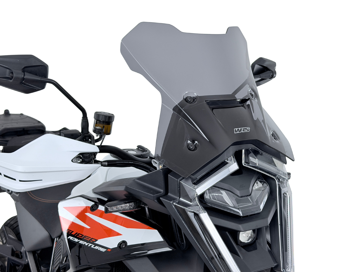 WRS Dark Smoke Touring Windscreen