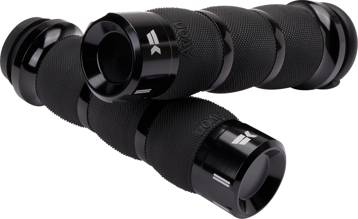 Khrome Werks Klassic Grips - Air Cushion - TBW - Black