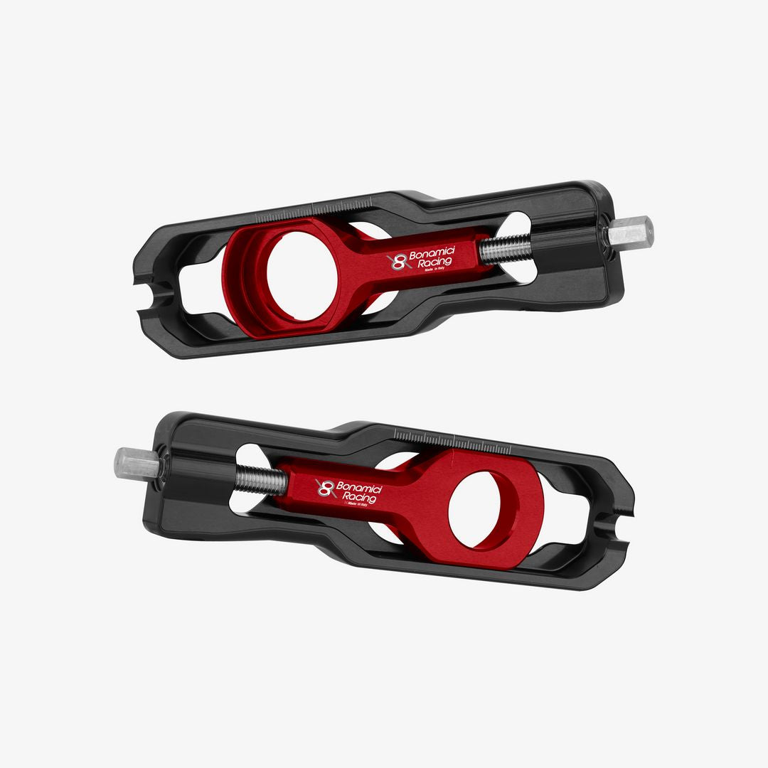 Bonamici Racing Chain Adjuster - Yamaha YZF R6 - RED