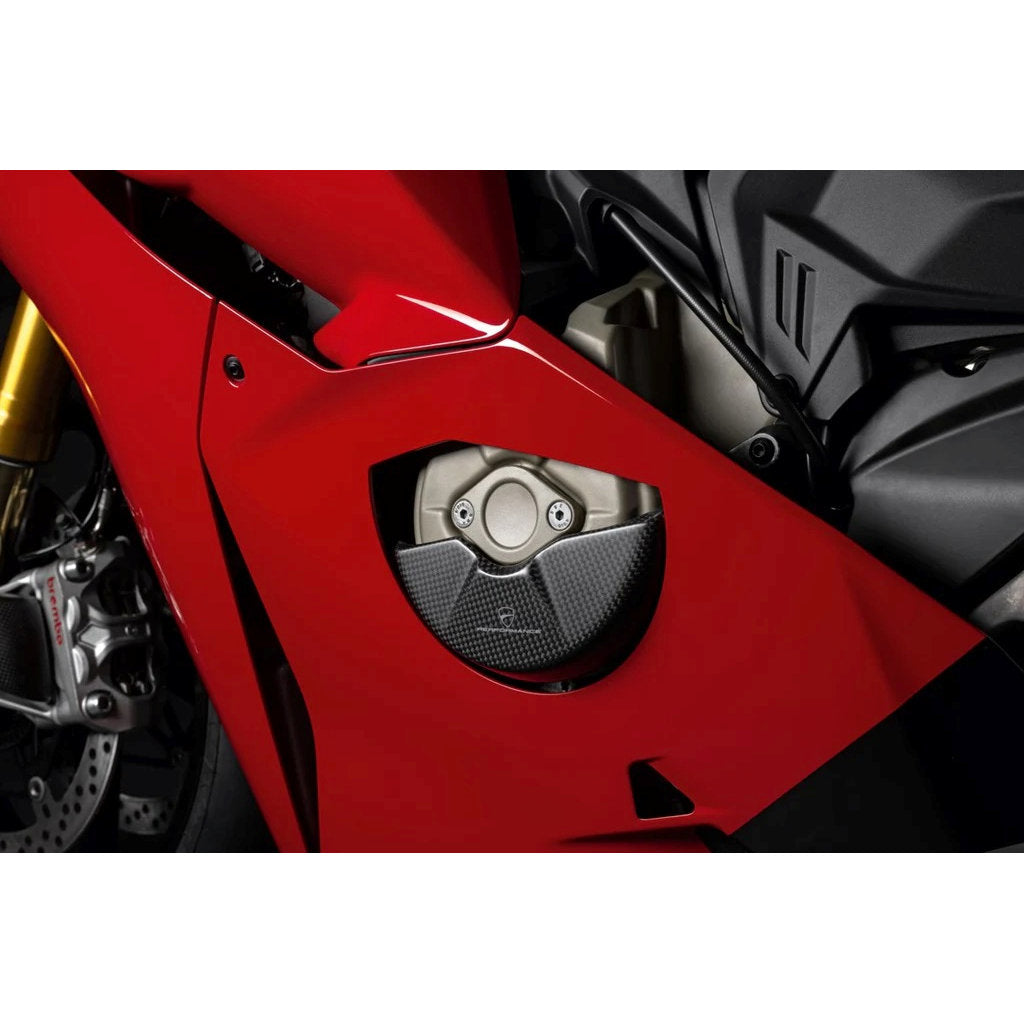 Ducati Performance Carbon Fiber Alternator Cover Panigale V4 V4S Tricolore