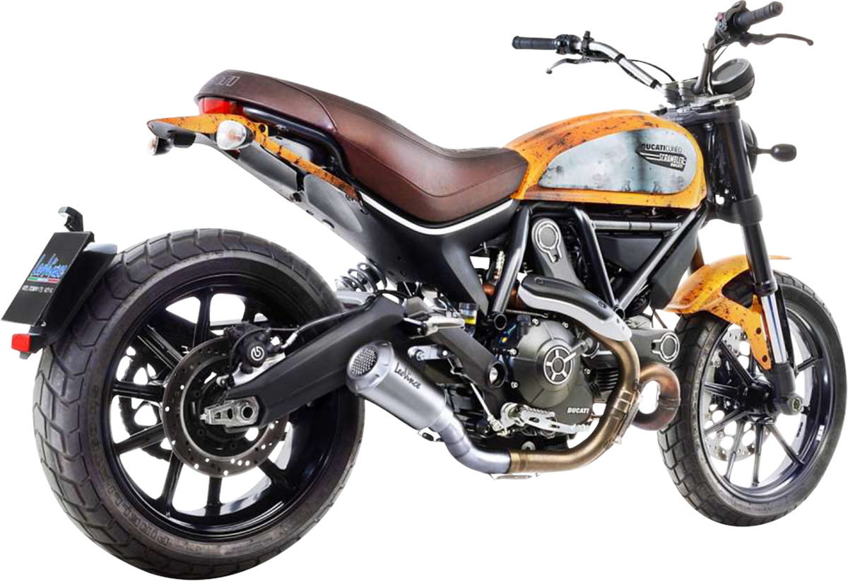 LeoVince Stainless Steel LV-10 Muffler For Scrambler