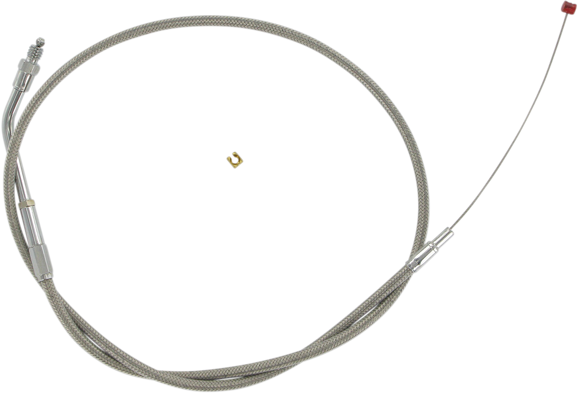 Barnett Stainless Steel Throttle Cable - '88-'95 Sportster