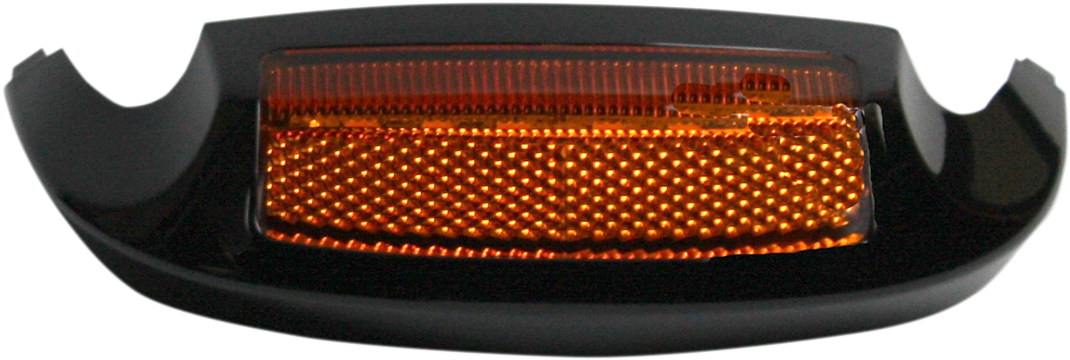 Custom Dynamics LED Front Fender Tip - Amber LED/Amber Lens - Black
