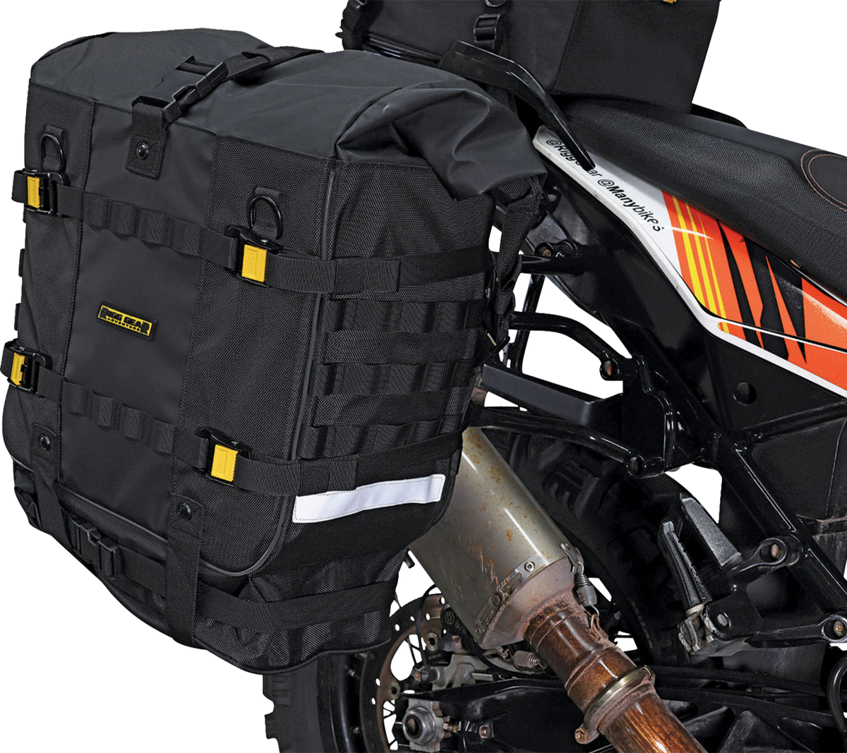 Nelson RIGG Trails End Adventure Saddlebags - Black