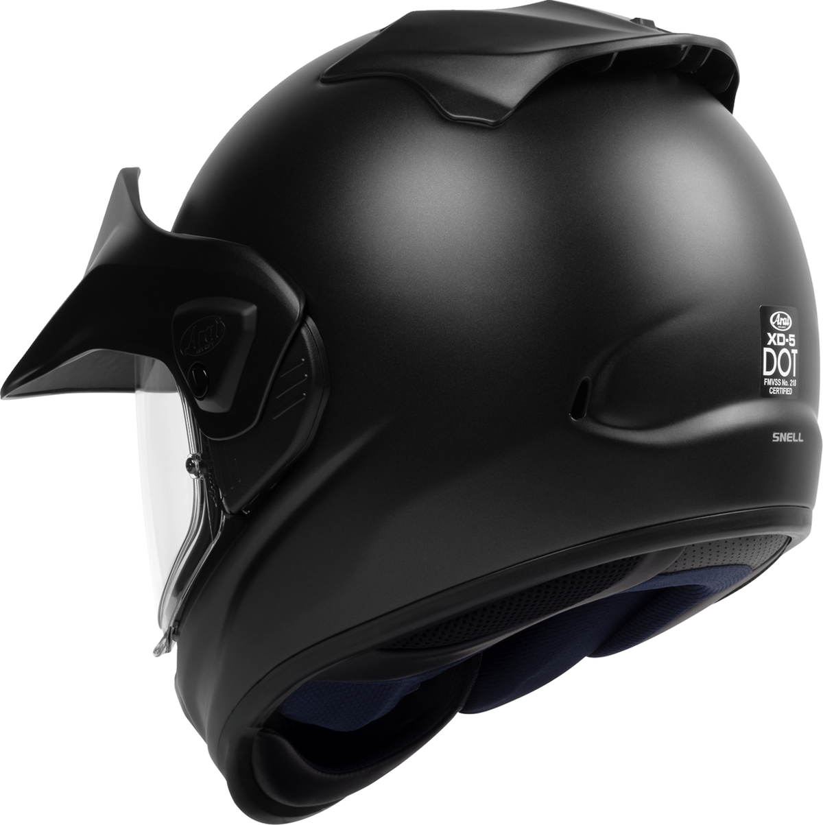 ARAI Helmets XD-5 Helmet - Black / Black Frost / Matte / XS