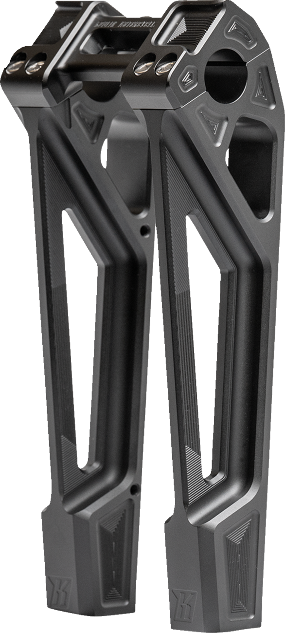 Kodlin USA Fastback Risers - Includes Clamp - 10" - Black