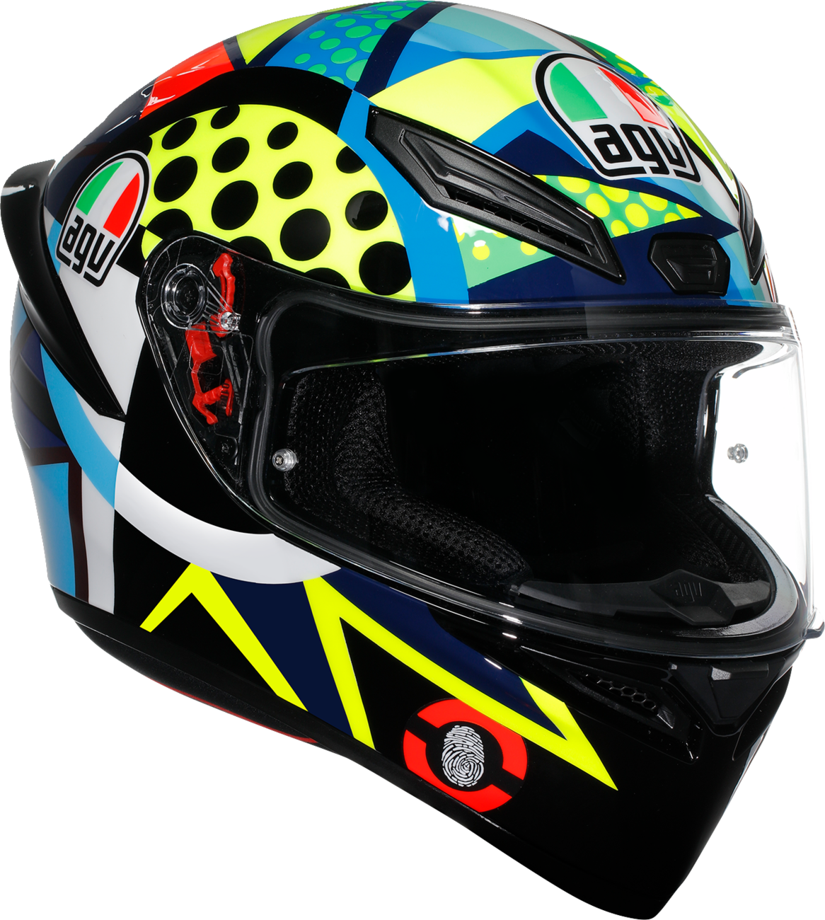 agv k1 s helmet Lap Matte Black/Gray/Red XL Racing spirit AGV K1 S Lion 035
