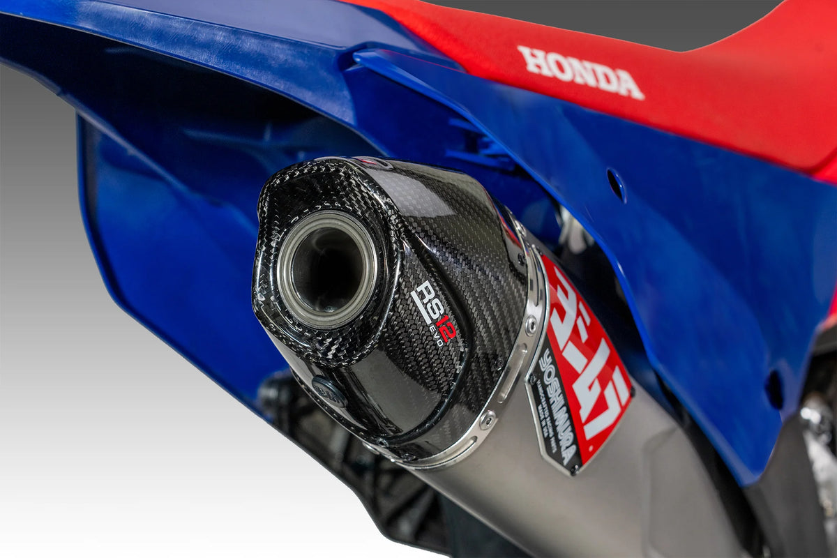 Yoshimura CRF450R/RX 2027 RS-12evo Titanium Full Exhaust, W/ Titanium Muffler