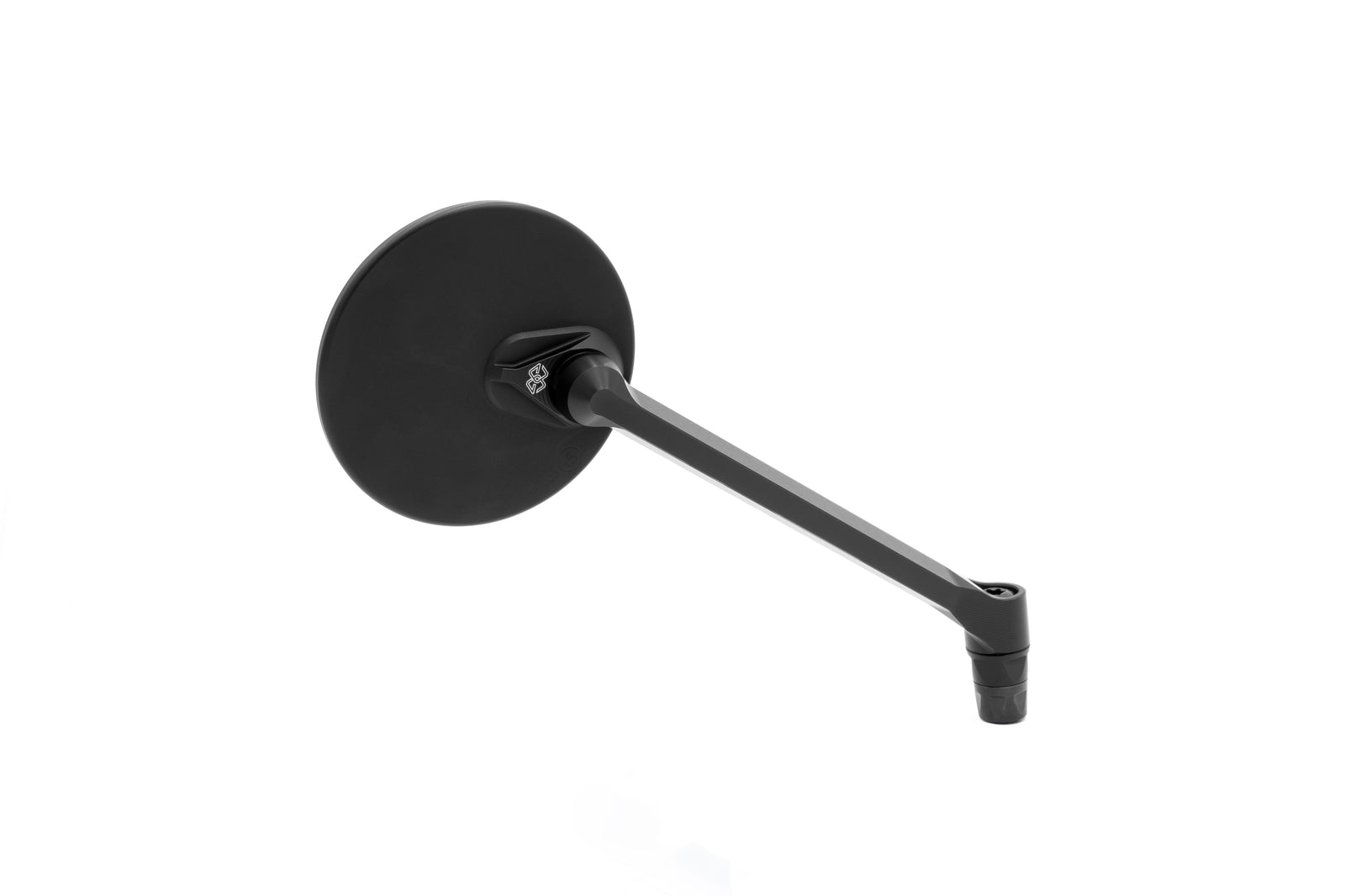 Gilles Tooling MOON Dashboard Mirror Right Round Black Matt