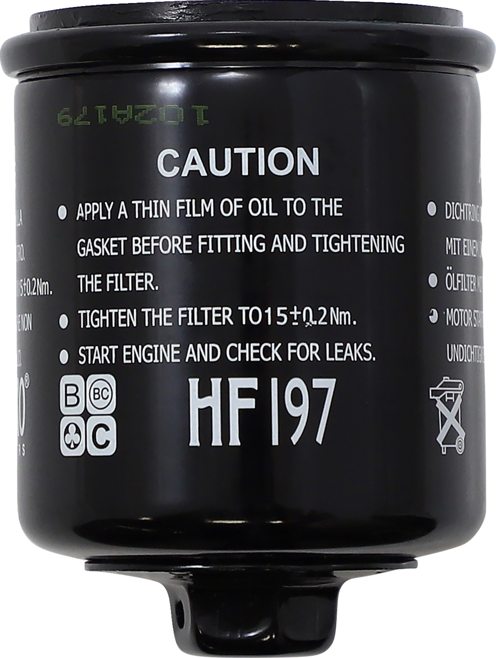 Hiflofiltro Oil Filter - Hyosung/Polaris