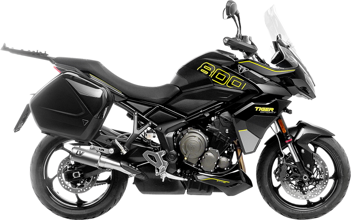 LeoVince LV-Corsa Slip-On Muffler - Titanium - Tiger Sport 800