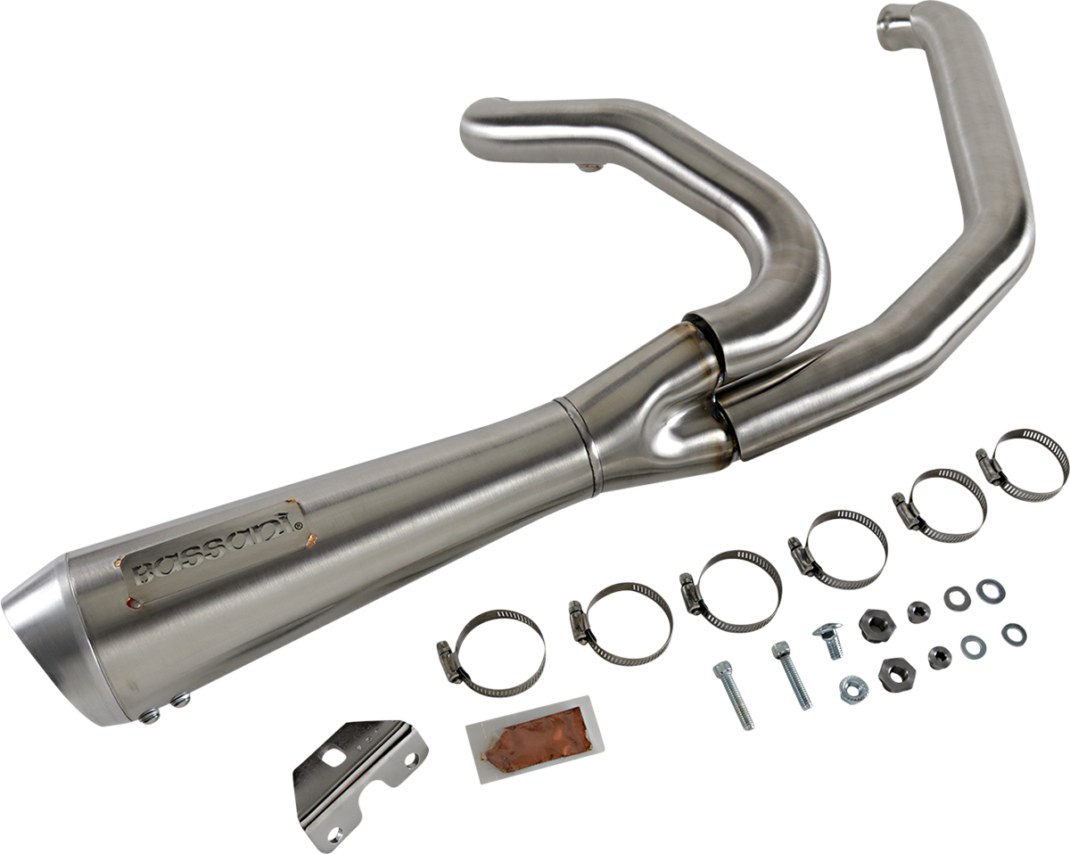 Bassani Xhaust Short 2:1 Exhaust For FL - Stainless Steel