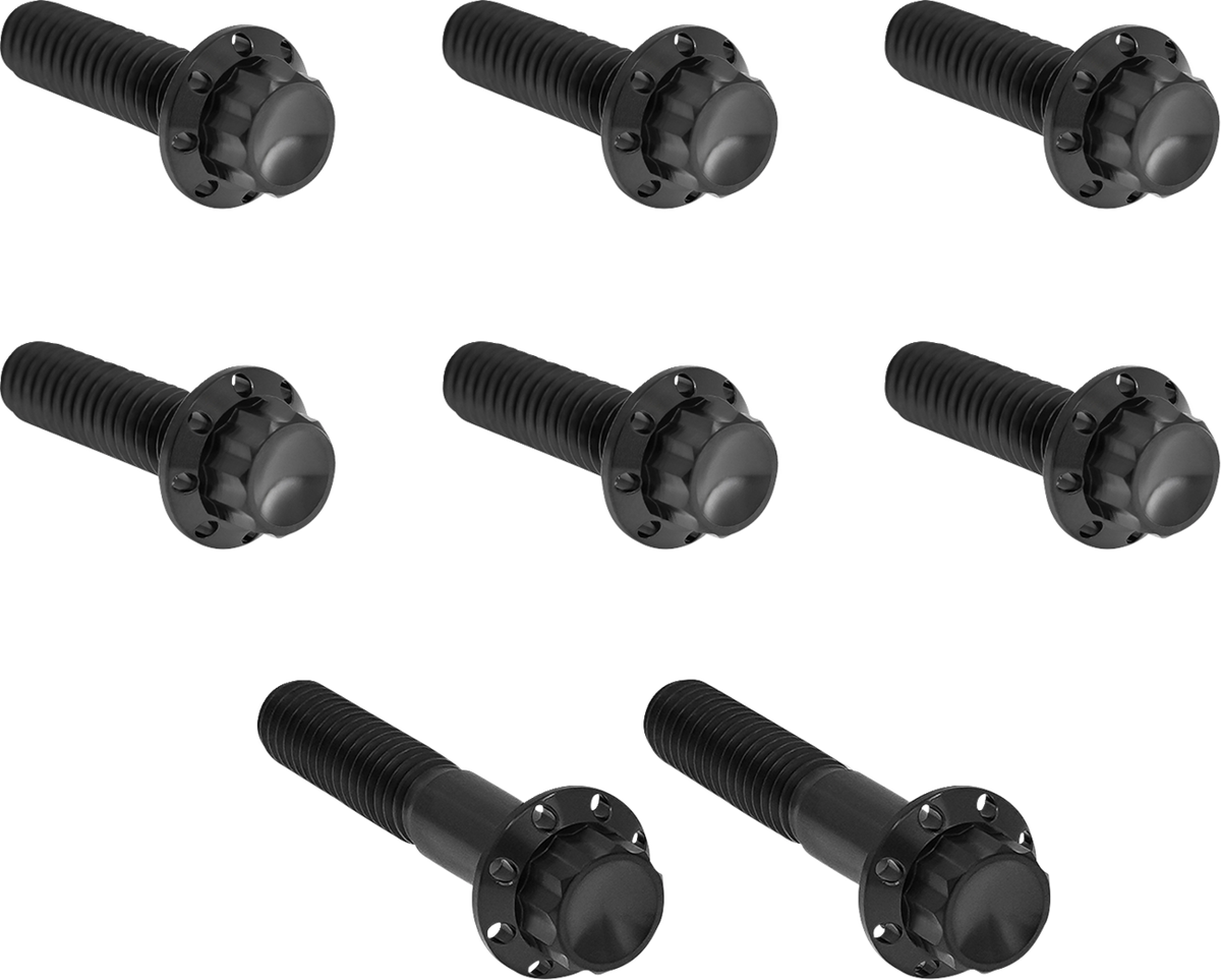 Arlen NESS Transmission Trap Door Titanium 12-Point Bolt Kit — For 6-Speed Transmission