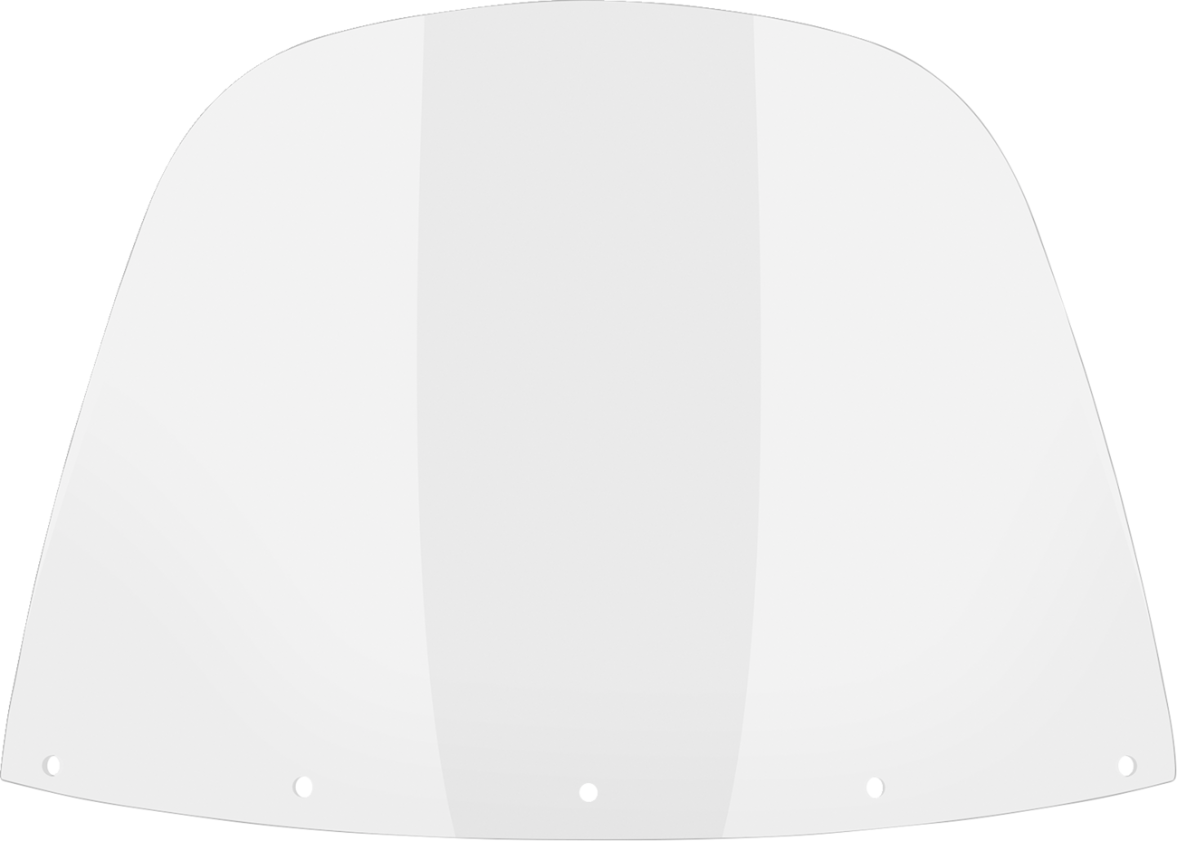 Memphis Shades Windshield - 15" - Clear - '86-'95 FLHT