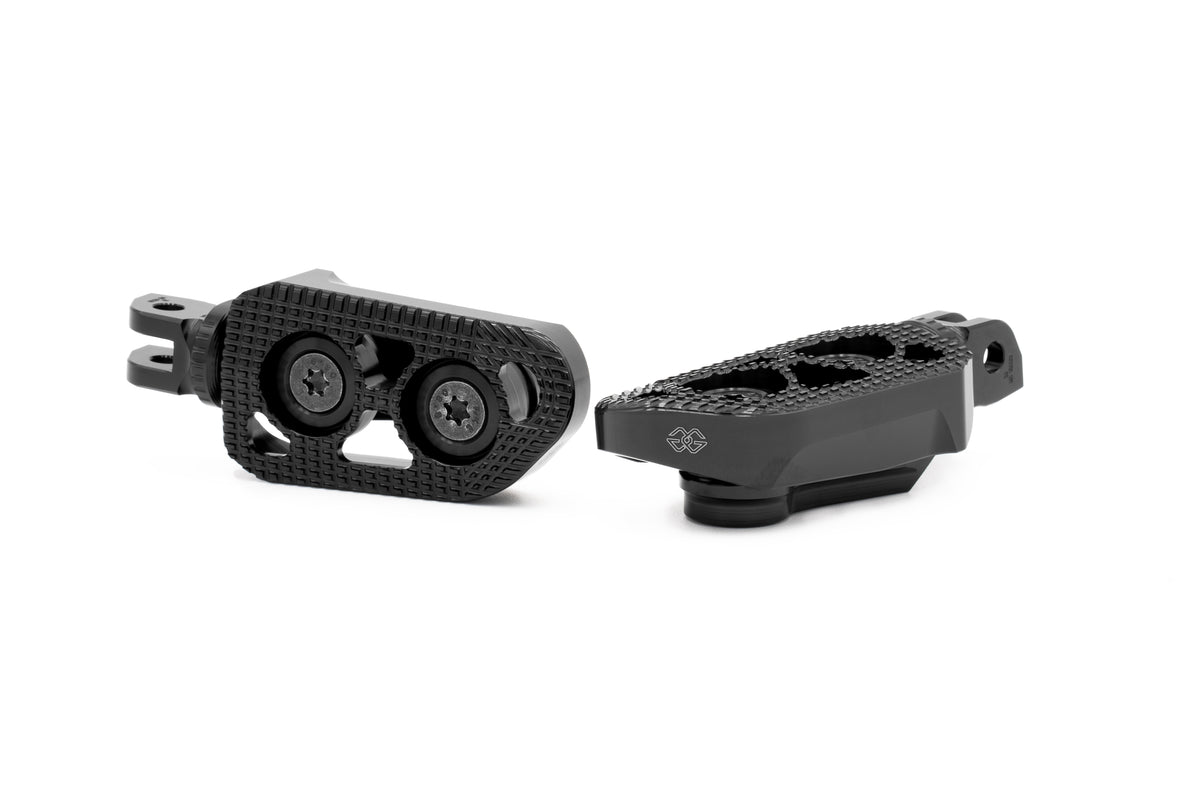 Gilles Tooling Tour-X Touring Replacement Footrest, Rider, Black