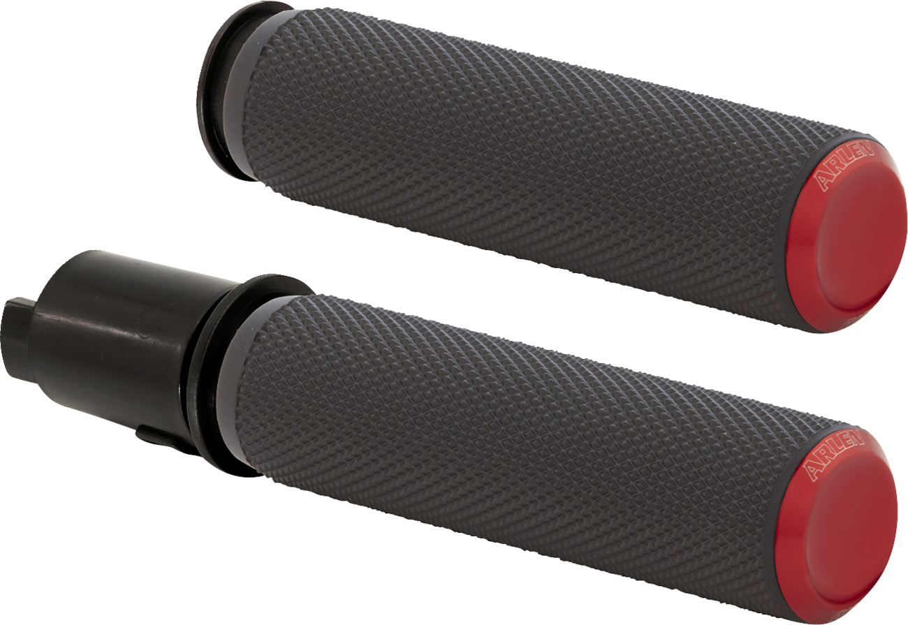 Arlen NESS Knurled Grips - TBW - Red