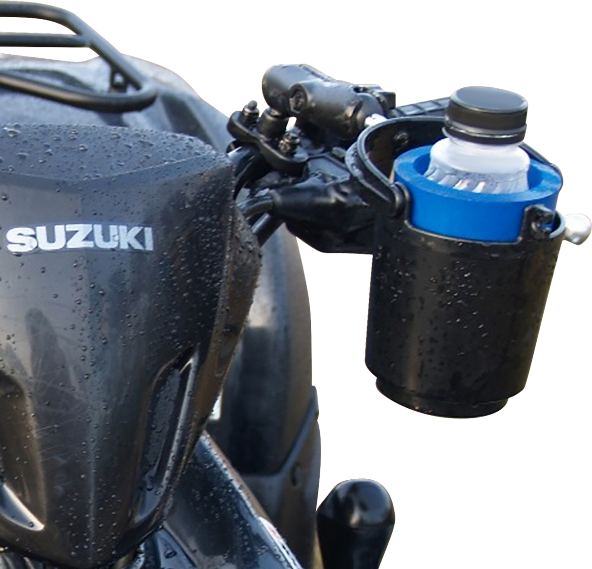 RAM Mounts Handlebar Rail Mount With U-Bolt Base, Level Cup™ Drink Holder And Koozie