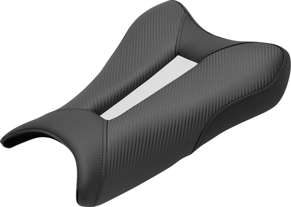 Saddlemen Track Seat - Solo - Carbon Fiber - Black - ZX6R '19-'22
