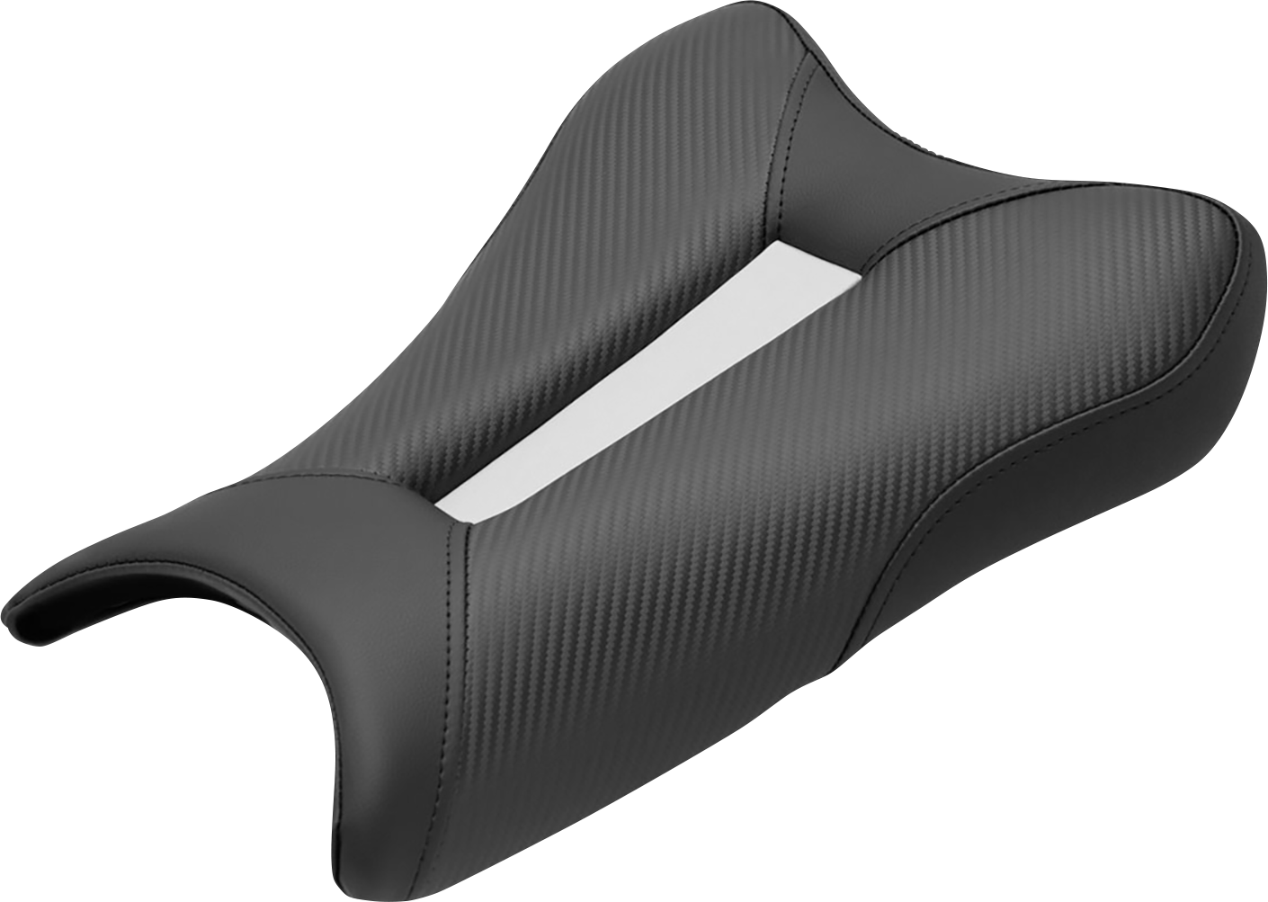 Saddlemen Track Seat - Solo - Carbon Fiber - Black - ZX6R '19-'22