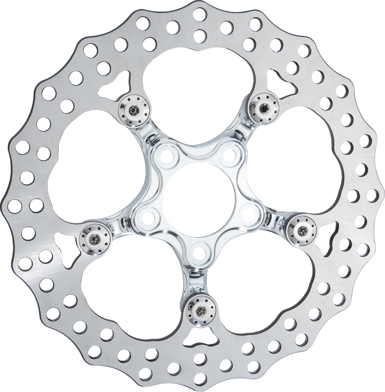 Arlen NESS Spider Rotor - 12-19/32" - Chrome - Front