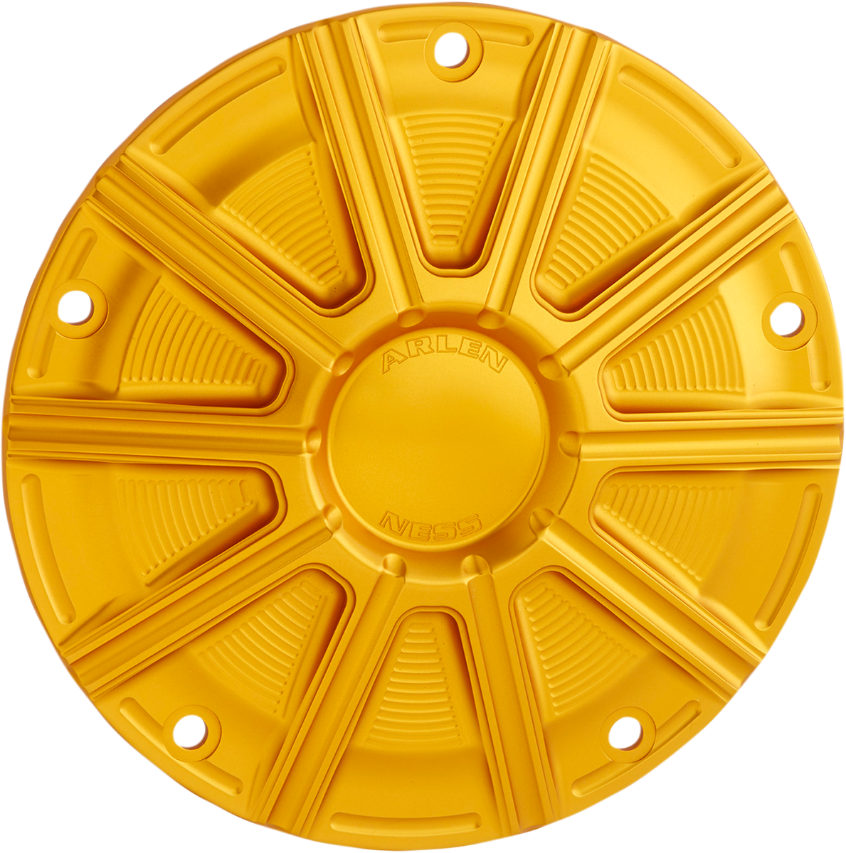 Arlen NESS 10-Gauge Derby Cover - Gold - Big Twin