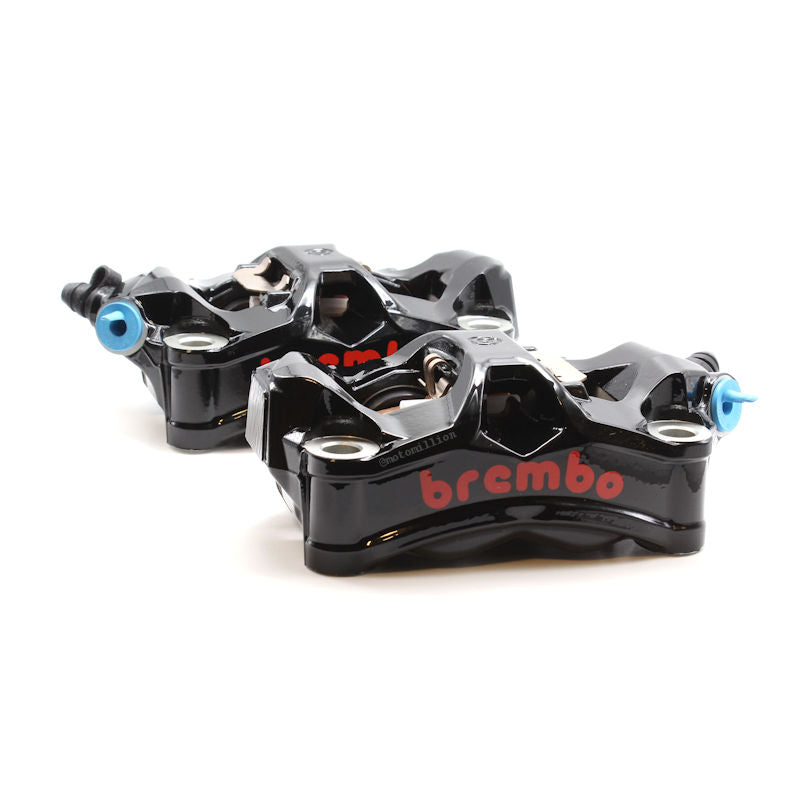 Brembo Racing Stylema Black Cast Monoblock Calipers Panigale V4 V4S V4R