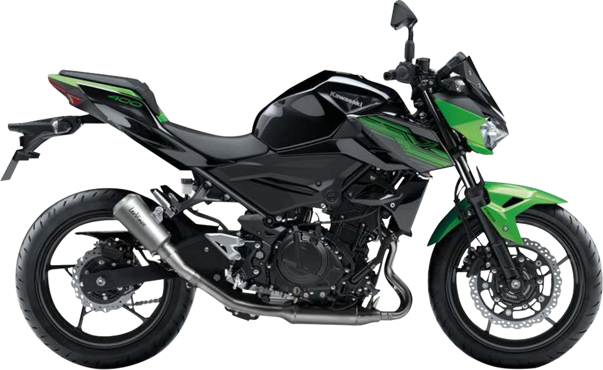 LeoVince LV-10 Slip-On Muffler - Stainless Steel - Ninja 400/500