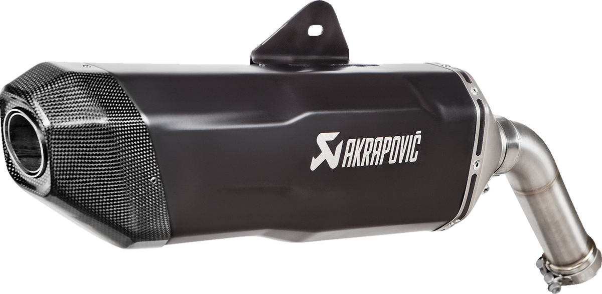 Akrapovic Slip-On Line Muffler - Titanium Black - BMW F850GS