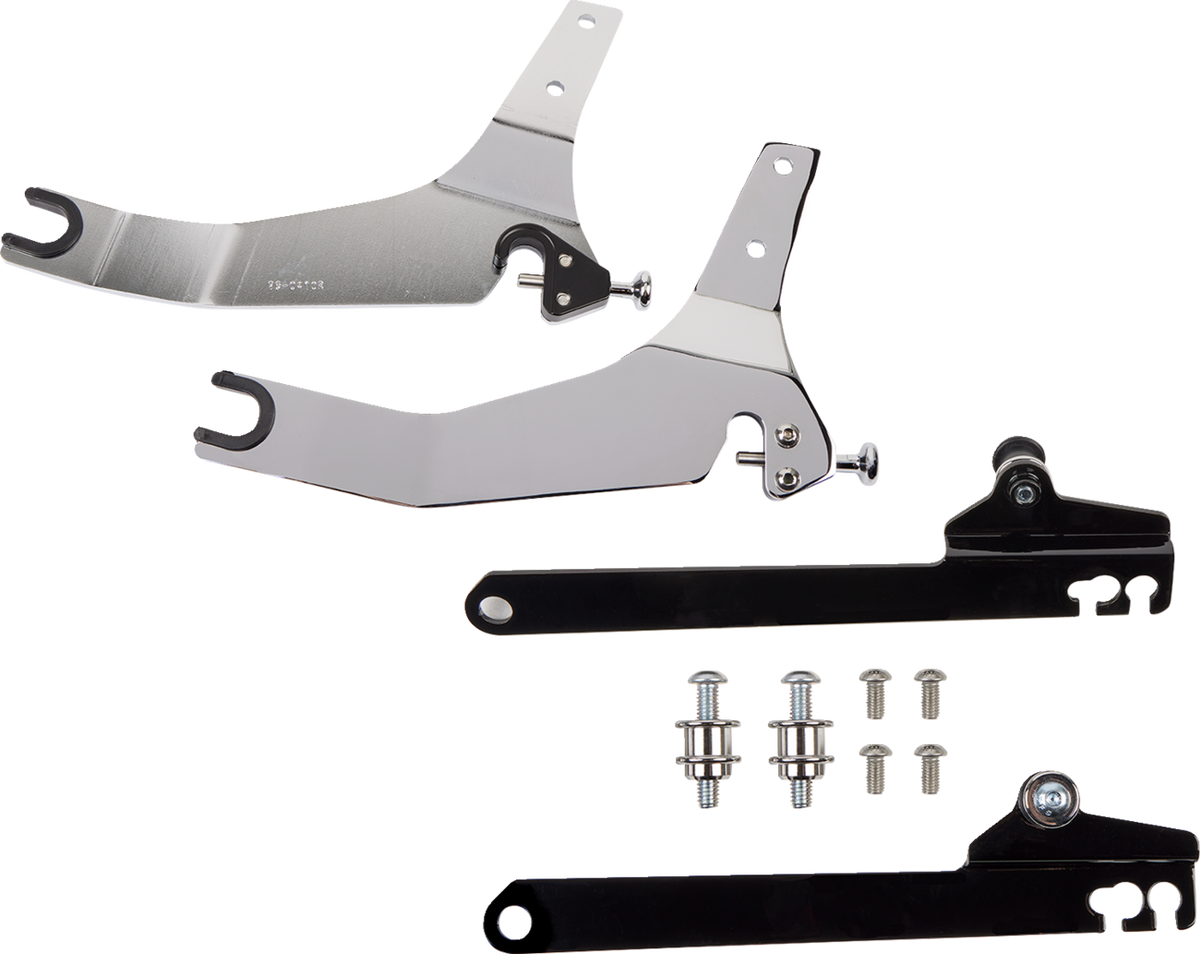 Cobra Backrest Kit - 11" - Chrome - Dyna