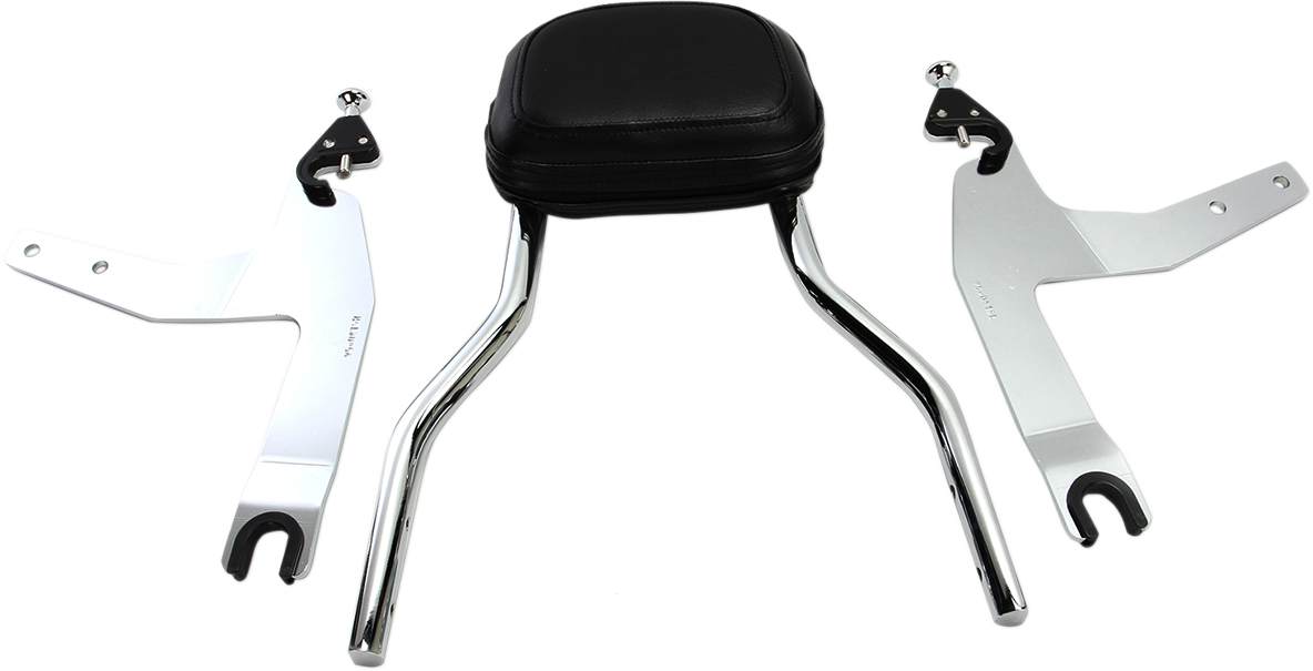 Cobra Backrest Kit - 14" - Chrome - Softail