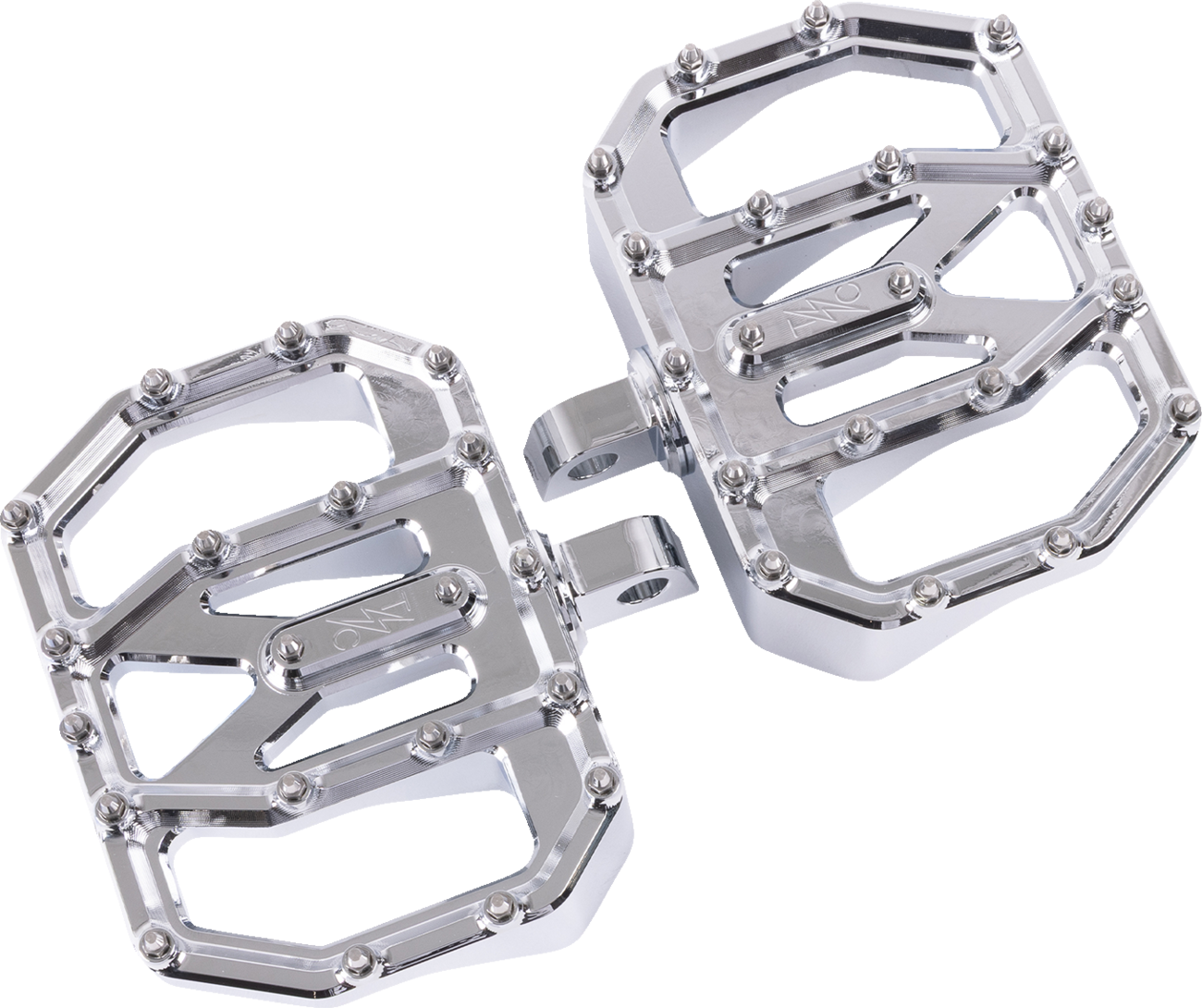 Thrashin Supply CO. Mini Aggressor Floorboards - Chrome - Rear