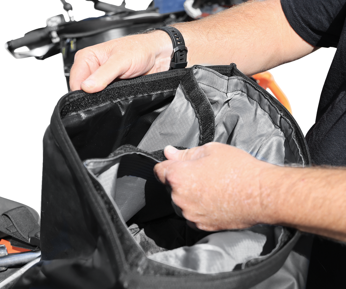 Nelson RIGG Trails End Adventure Saddlebags - Black