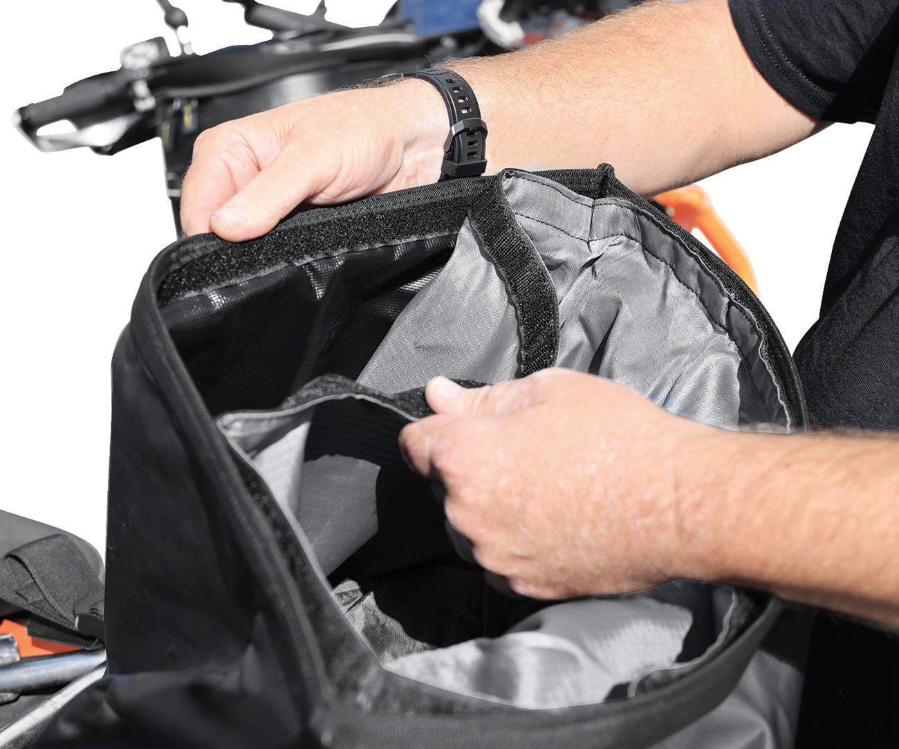 Nelson RIGG Trails End Adventure Saddlebags - Black