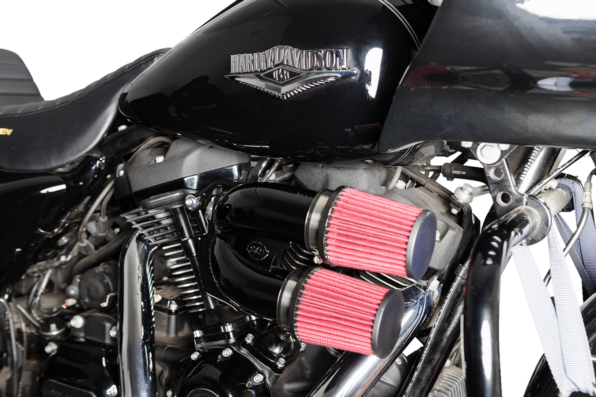 S&S Cycle Tuned Induction Air Cleaner Kit - Gloss Black
