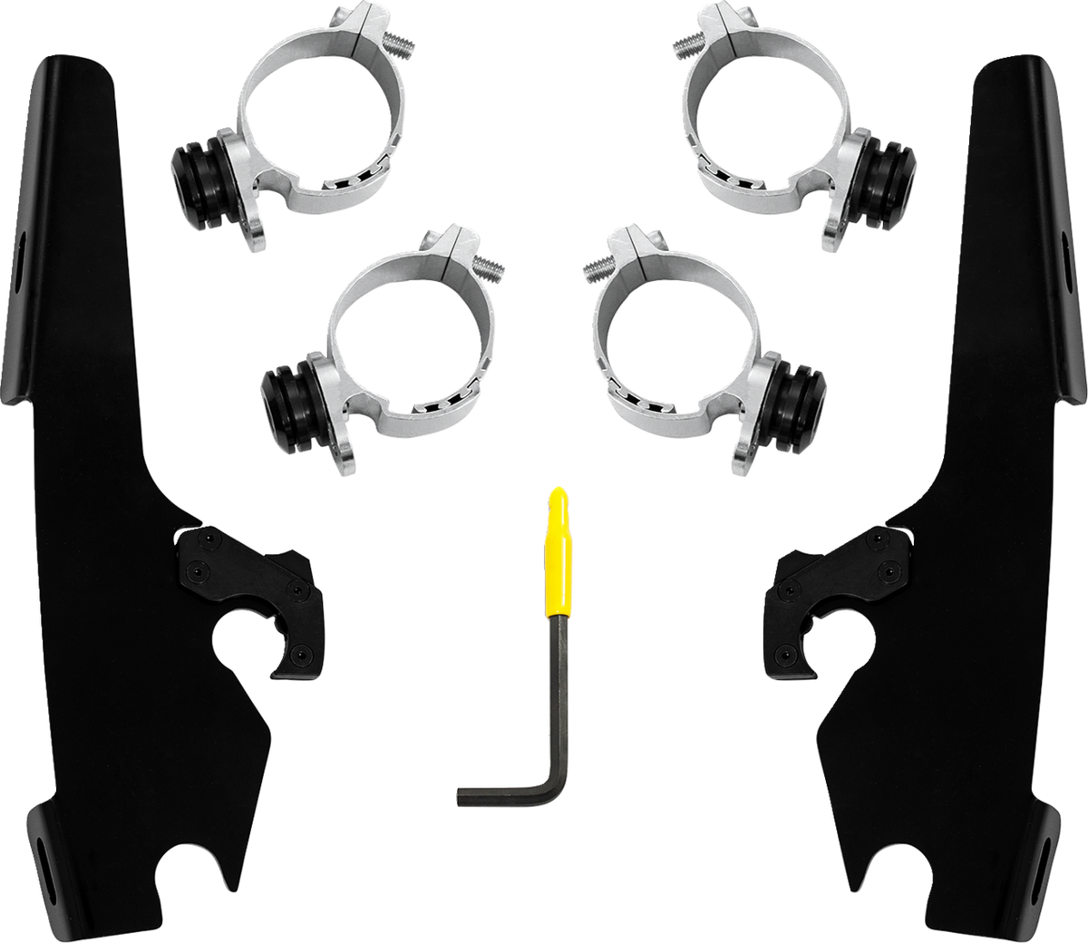 Memphis Shades Fats/Slim/Sportshield Mounting Kit - Black - Chief