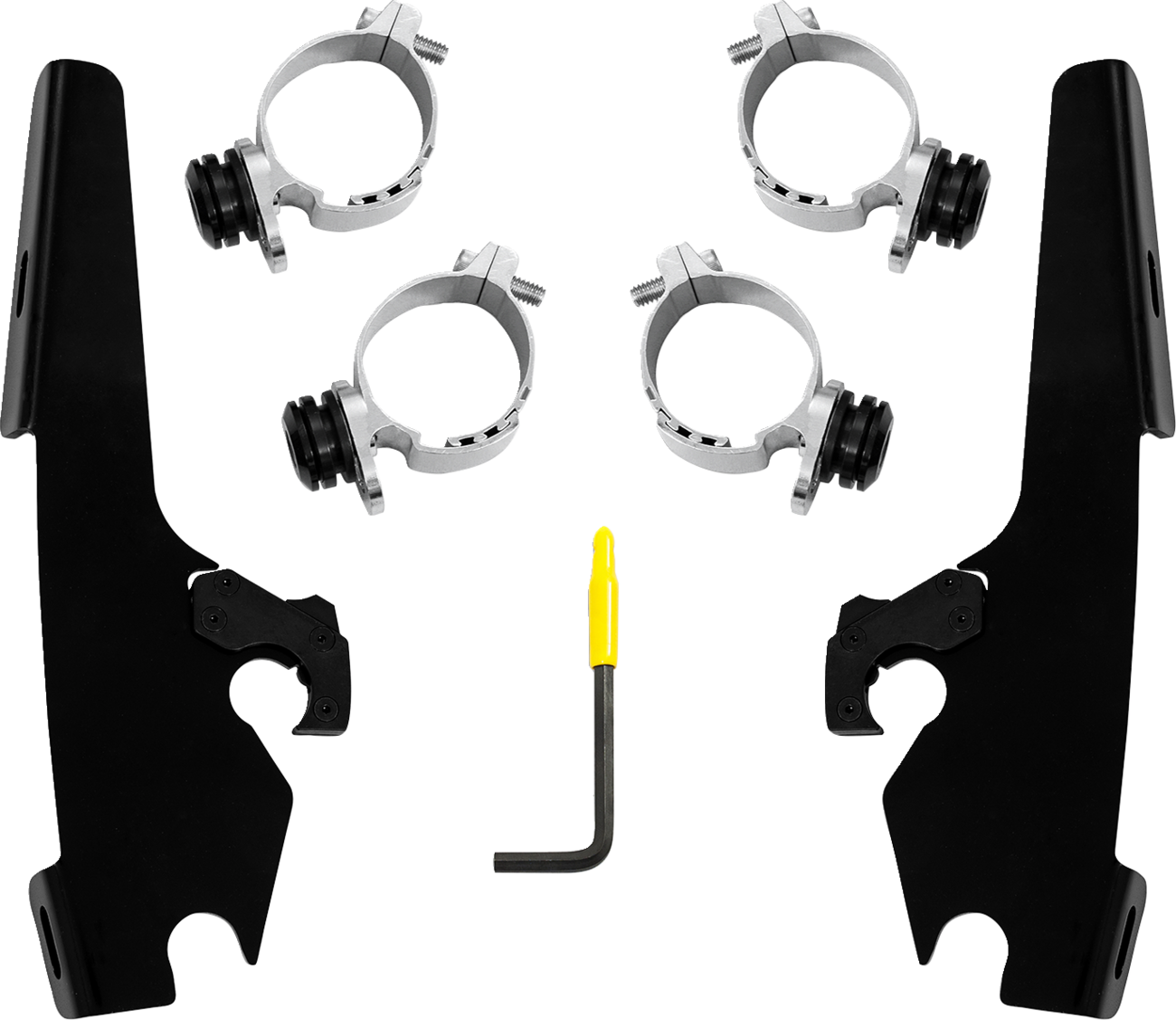 Memphis Shades Fats/Slim/Sportshield Mounting Kit - Black - Chief