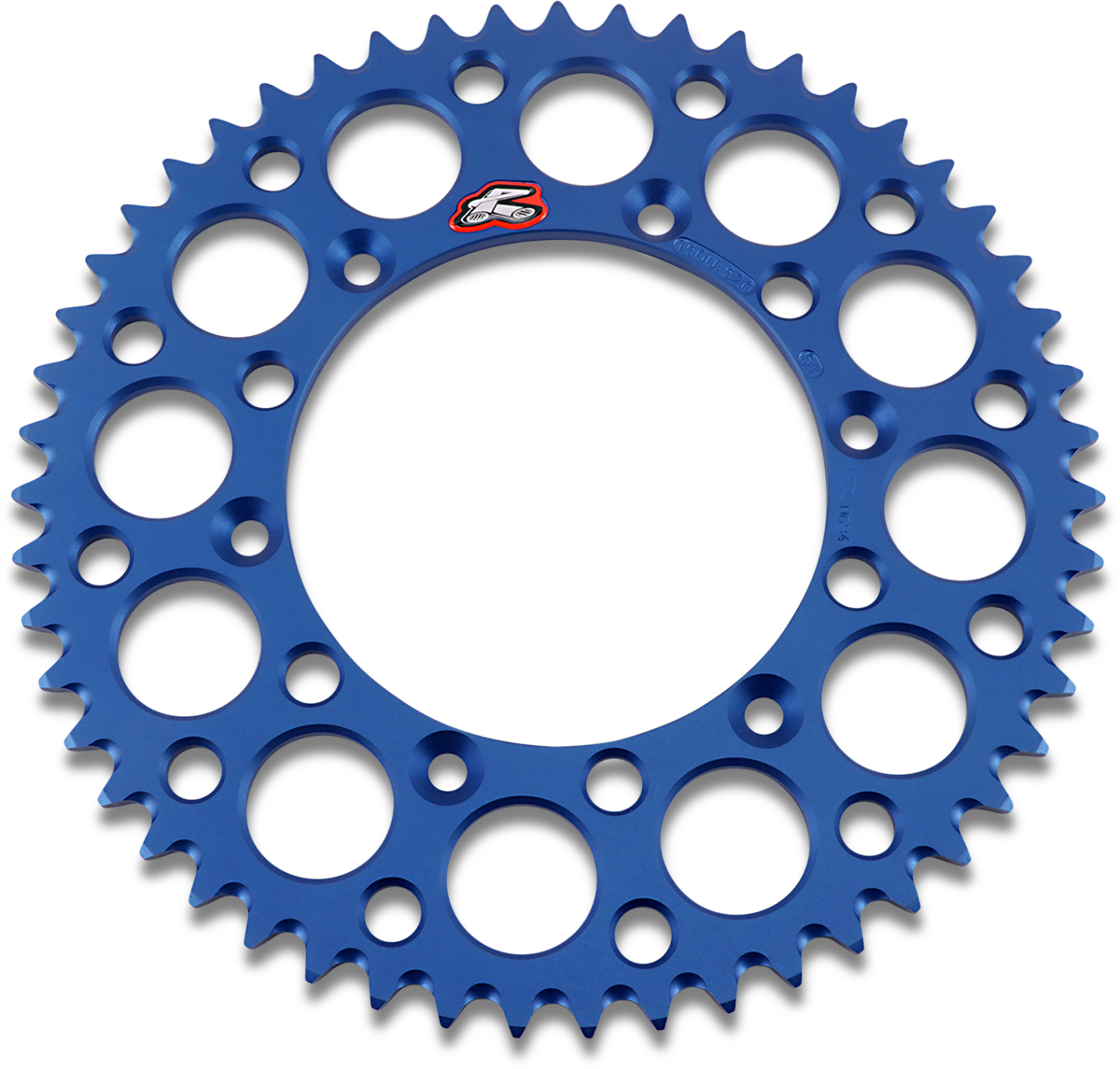 Renthal Rear Sprocket - Aluminum - 51 Tooth - Blue - Yamaha