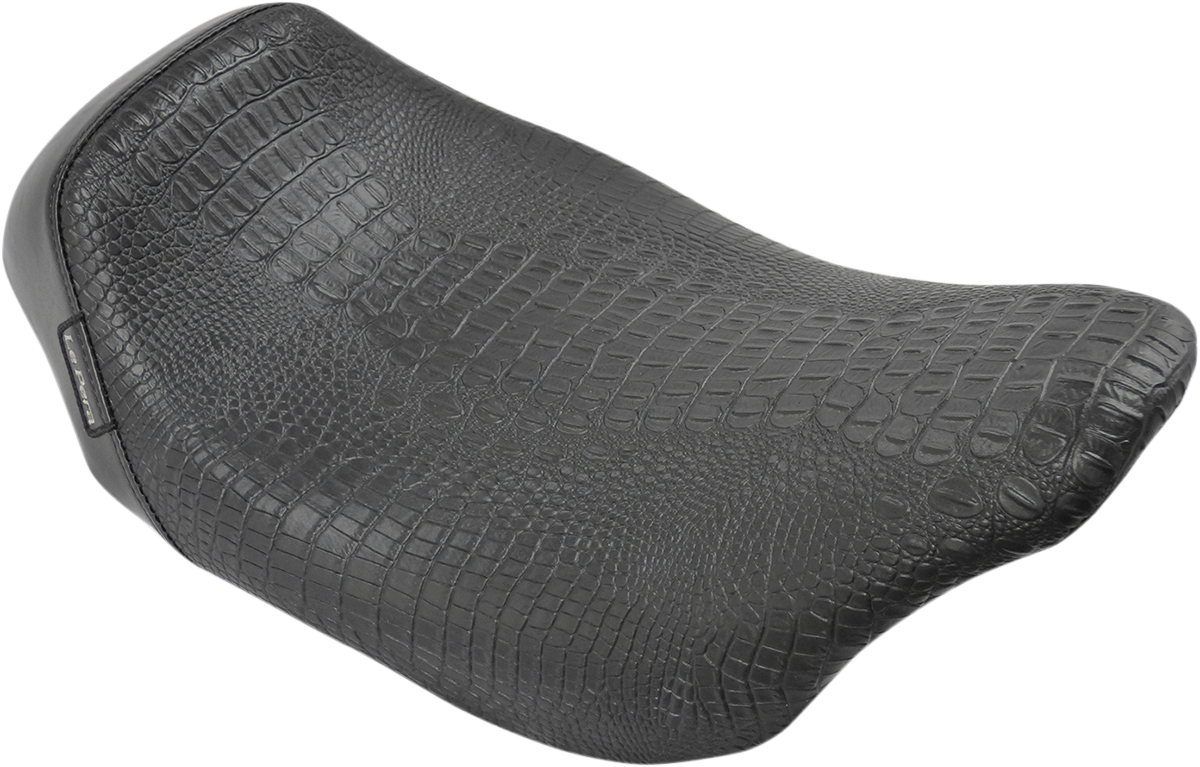 Le Pera Bare Bones Solo Seat - Croc - Black - FL '08-'23