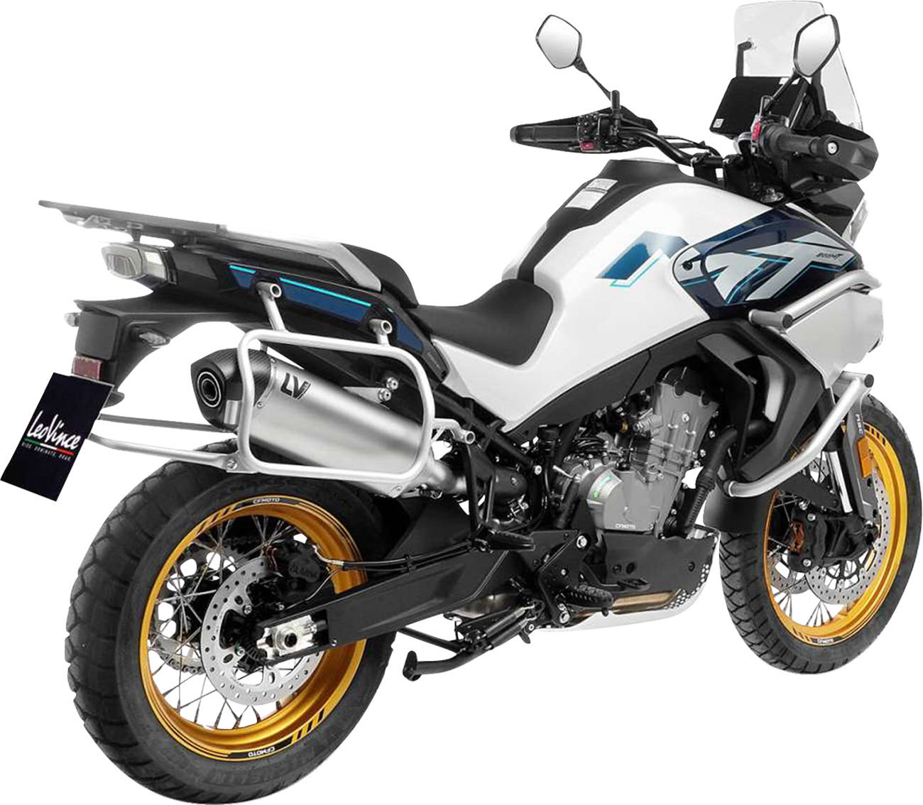 LeoVince LV-14 Slip-On Muffler - Stainless Steel - KTM/CF MOTO 790/800/890/901