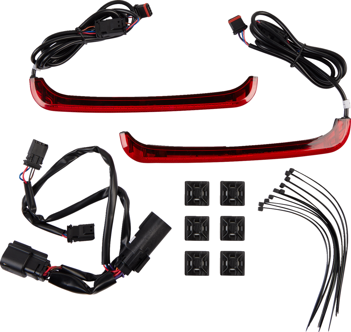 Custom Dynamics Saddlebag Lights - Red Lens