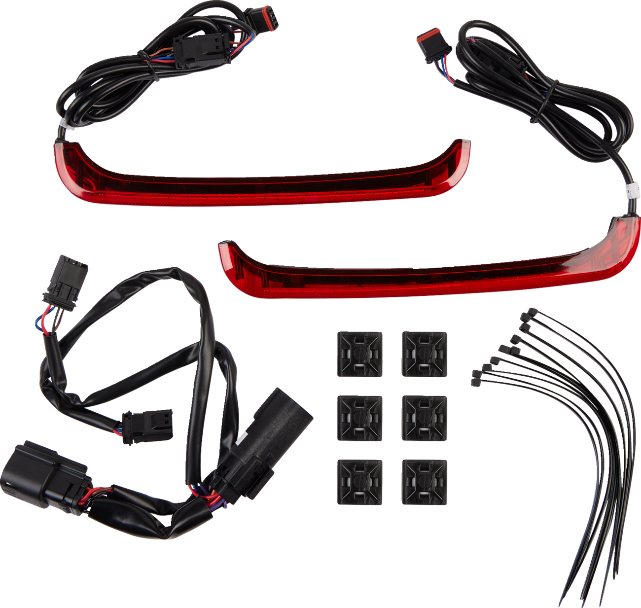 Custom Dynamics Saddlebag Lights - Red Lens